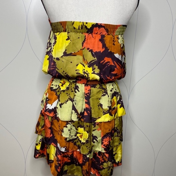 Outback Red Strapless Ruffle Dress Small - Picture 2 of 7